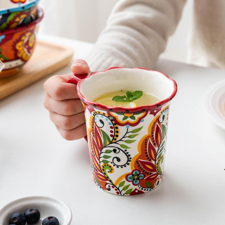 Floral Boho Breakfast Mugs