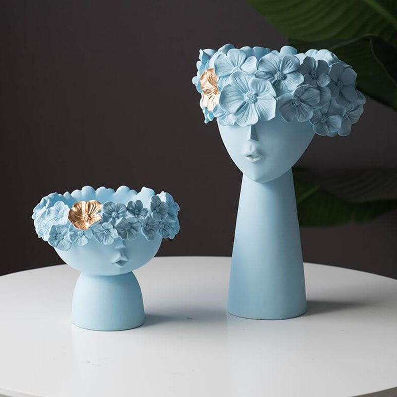 Floral Head Vase