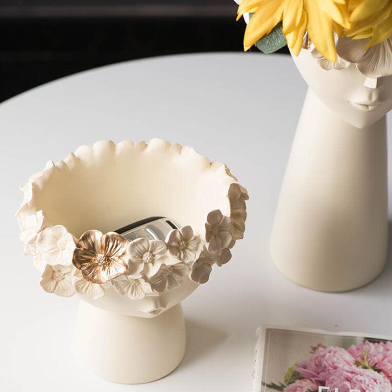 Floral Head Vase