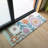 Floral Pattern Bath Mat