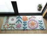 Floral Pattern Bath Mat