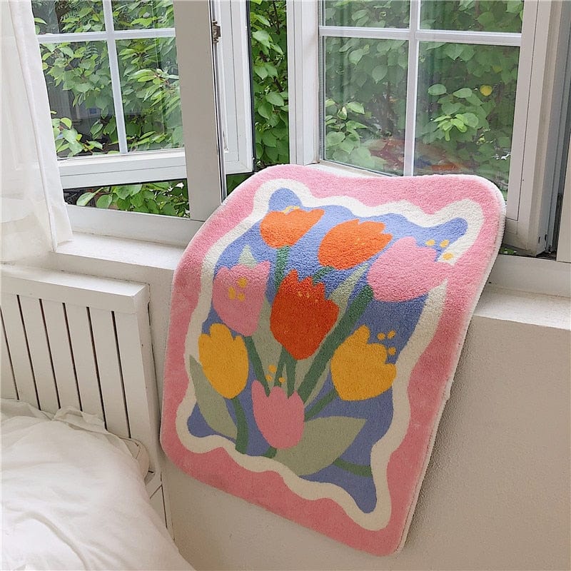 Flower Garden Bath Mat