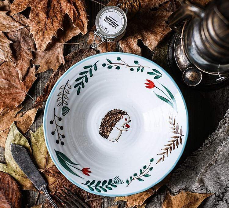 Forest Animals Ceramic Bowls