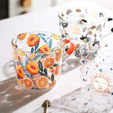 Fruits & Cactus Glass Mug