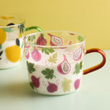 Fruits Coffee Glass Mug