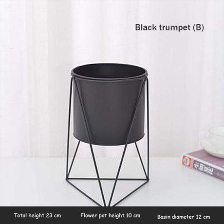 Modern Geometric Iron Planter