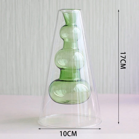 Nordic Hydroponic Transparent Glass Vase