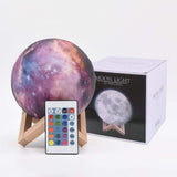 Galaxy Moon Lamp