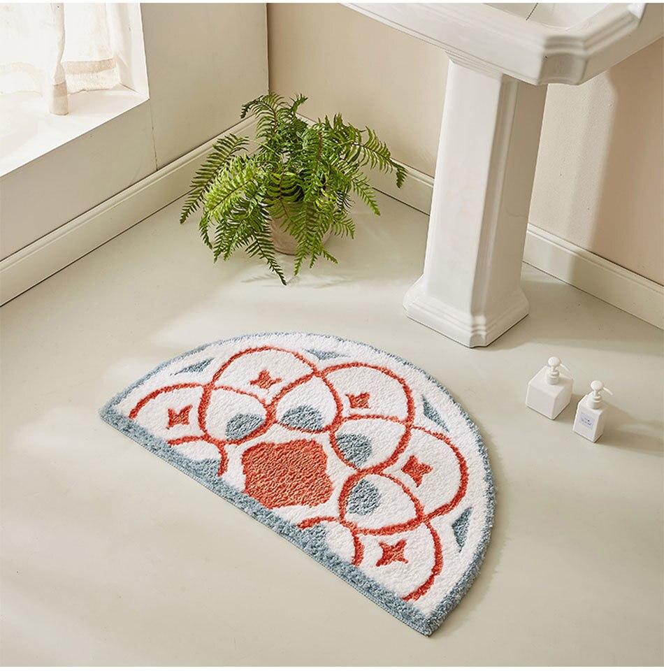 Geometric Design Bath Mat