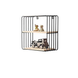 Geometric Hanging Wall Shelves