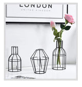 Geometric Nordic Iron Vases