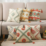 Geometric Tufted Cushion Covers