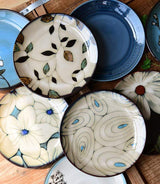 Glazed Hand-Painted Plates