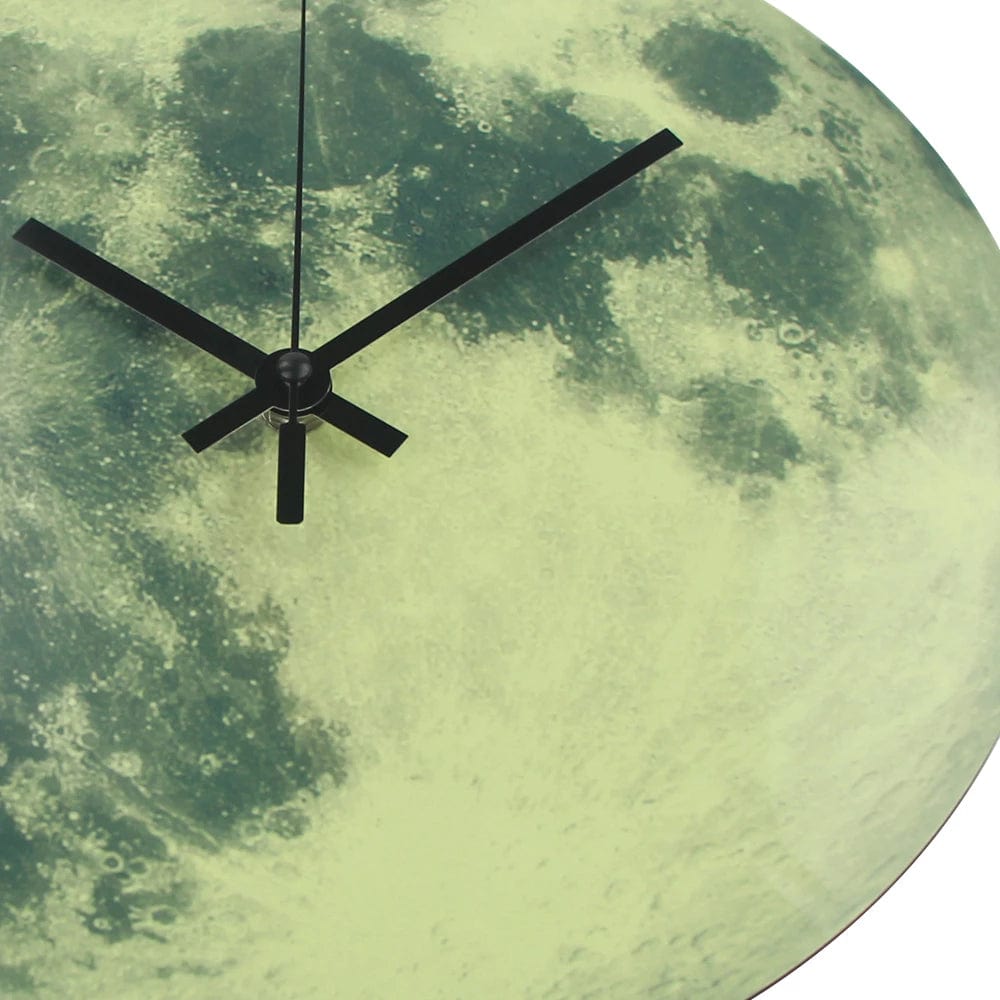Glowing Moon Wall Clock