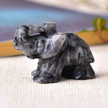 Elephant Carved Natural Crystal