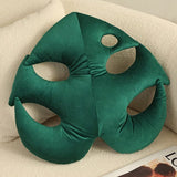 Monstera Leaf Plush Pillow