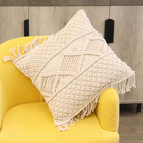 Macrame Cushion Cover