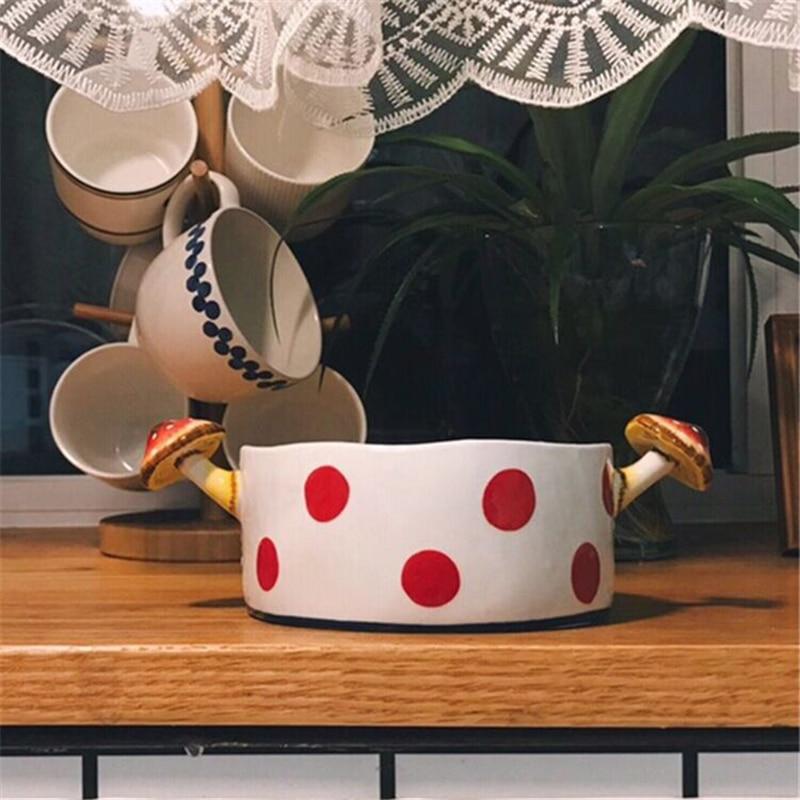 Hand Painted Mushroom Tableware