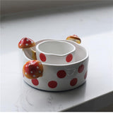 Hand Painted Mushroom Tableware