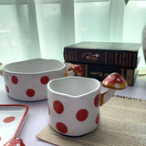 Hand Painted Mushroom Tableware