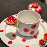 Hand Painted Mushroom Tableware