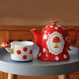 Hand Painted Mushroom Tableware