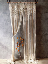 Hurley White Macrame Curtain
