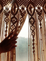 Hurley White Macrame Curtain