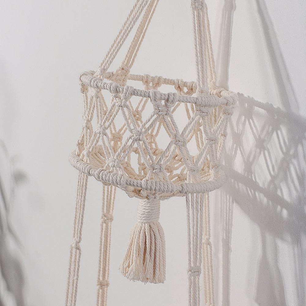 Hanging Macrame Storage Basket