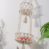 Hanging Macrame Storage Basket