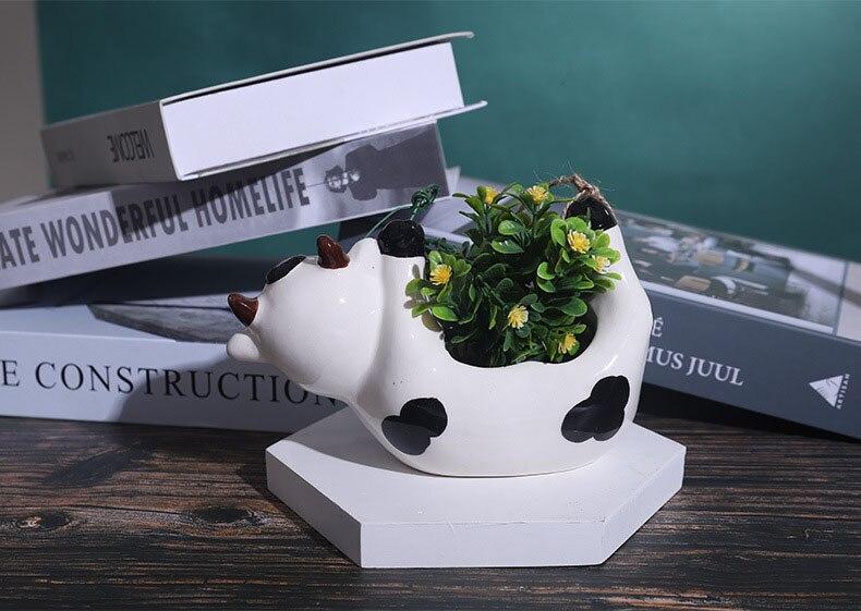 Hanging Mini Animals Plant Pots