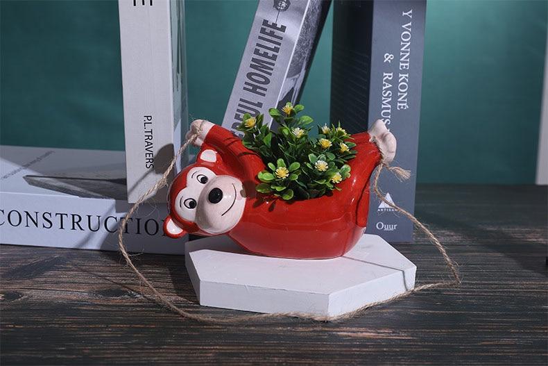 Hanging Mini Animals Plant Pots