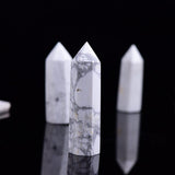 Howlite Crystal Point Tower