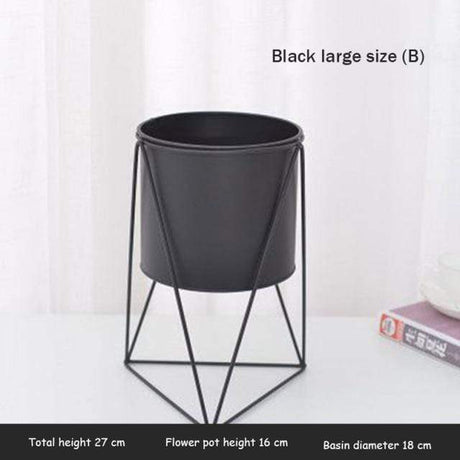 Modern Geometric Iron Planter