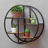 Iron Circular Wall Shelf