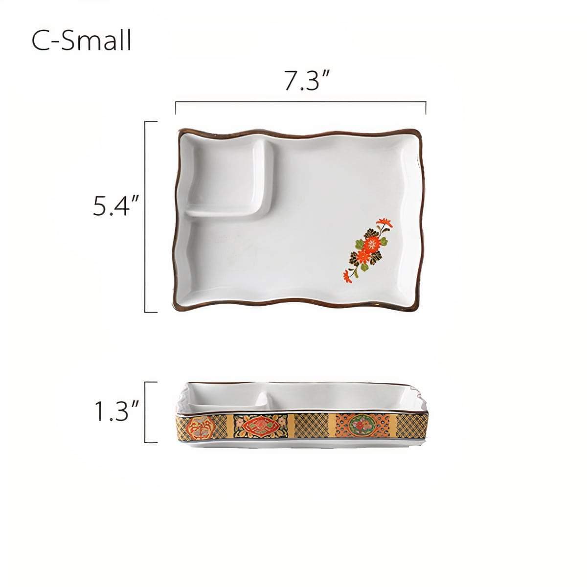 Japanese Style Rectangular Plate