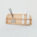 Koa Rattan Display Wall Shelf