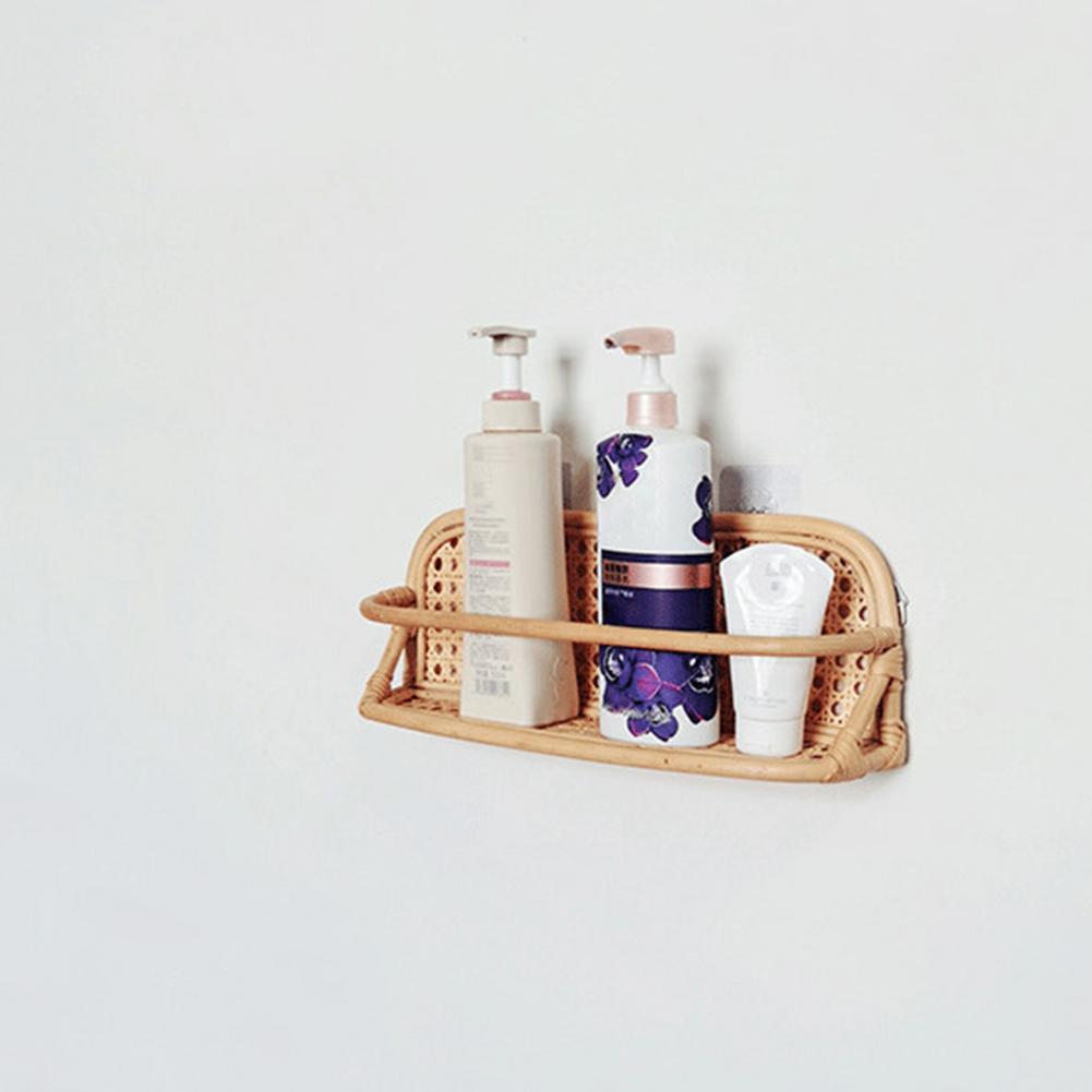 Koa Rattan Display Wall Shelf