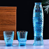 Koi Fish Shaped Glass Set (4pcs)