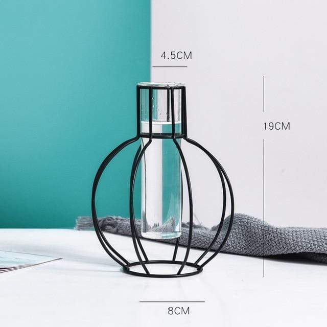 Geometric Nordic Iron Vases