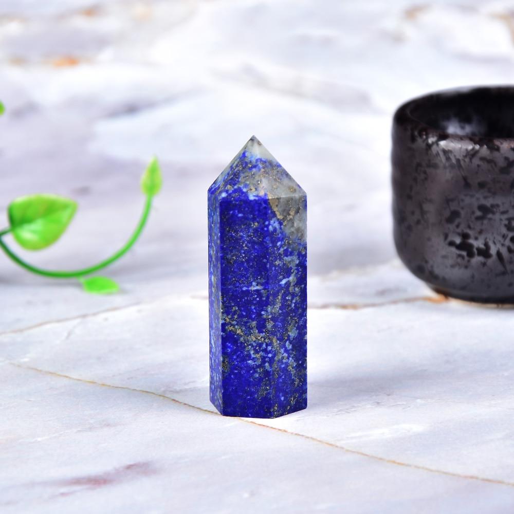 Lapis Lazuli Crystal Point Tower