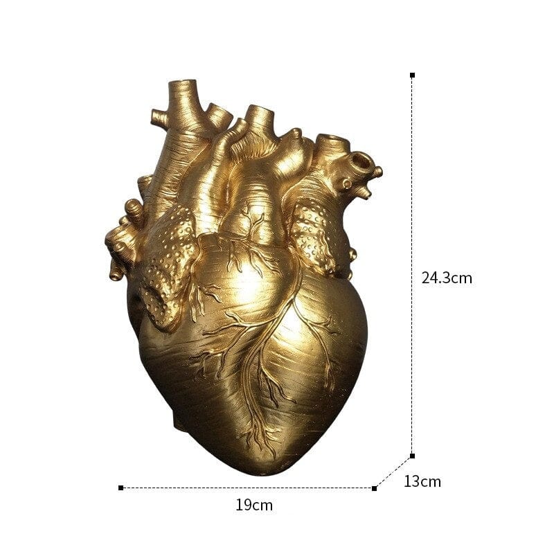 Anatomical Heart Vase