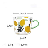 Fruits Coffee Glass Mug