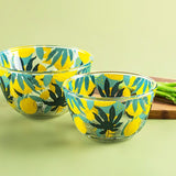 Lemon Garden Glass Bowl