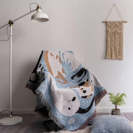 Cute Cats Throw Blanket