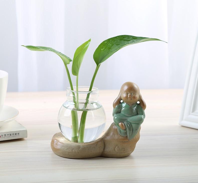 Little Monk Glass Vase