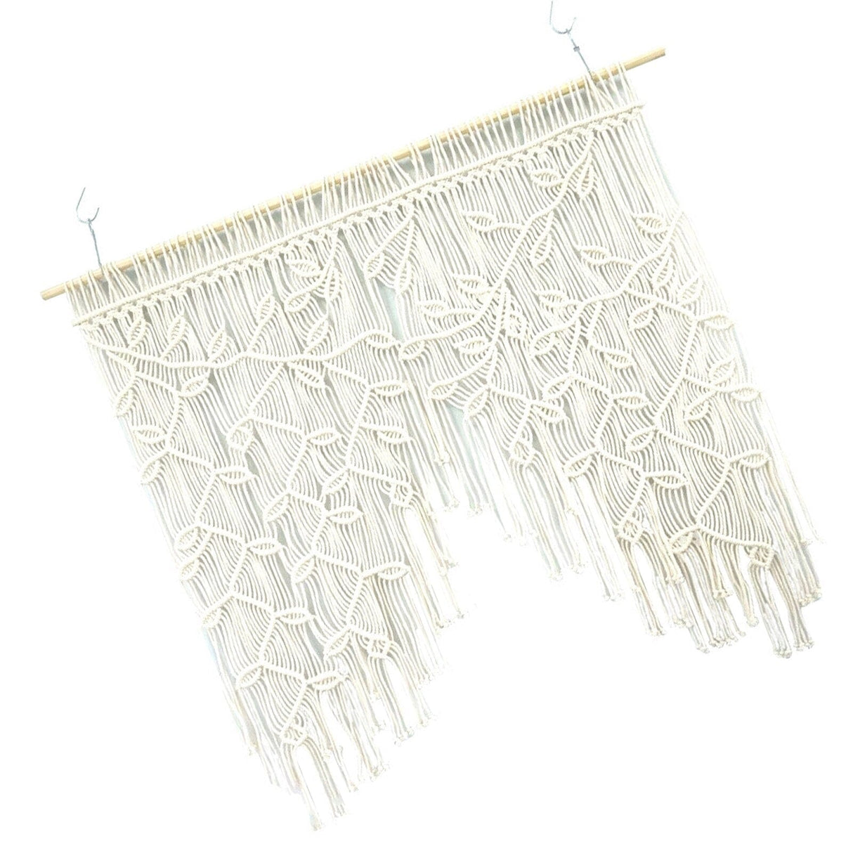 Macrame Leaf Curtain
