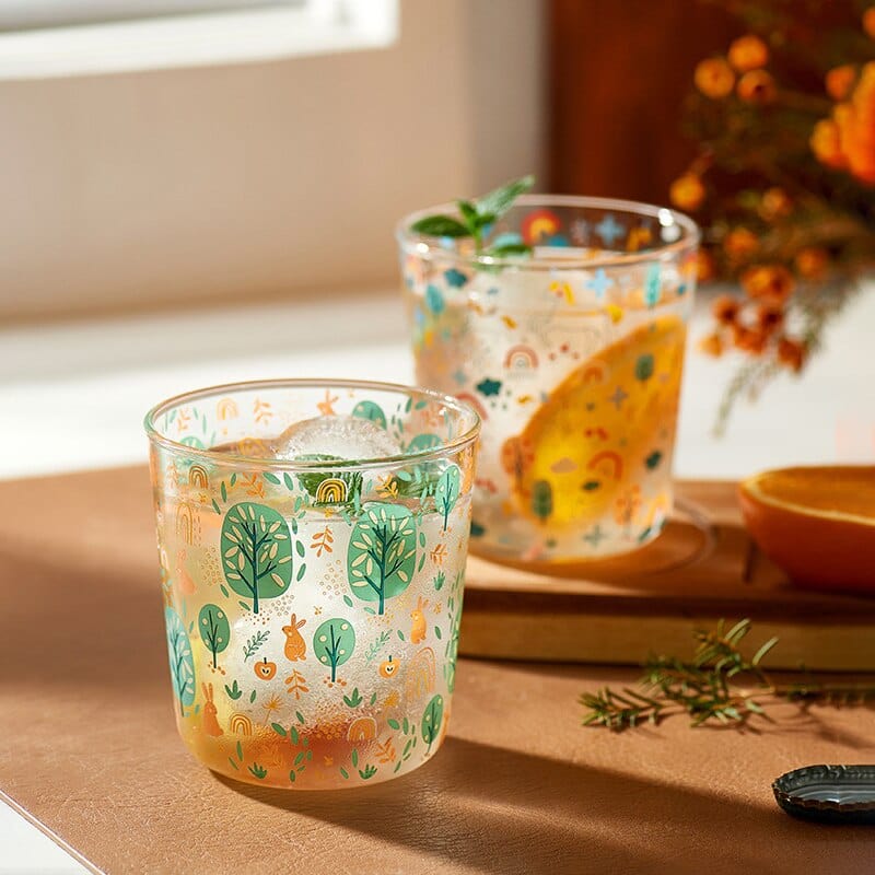 Magic Forest Glass Cup