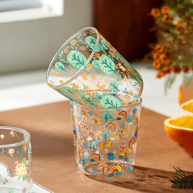 Magic Forest Glass Cup