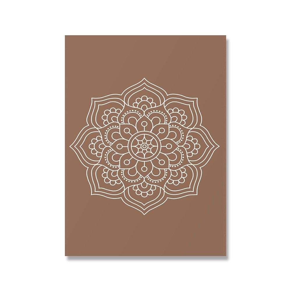 Mandala Buddha Lotus Canvas Posters